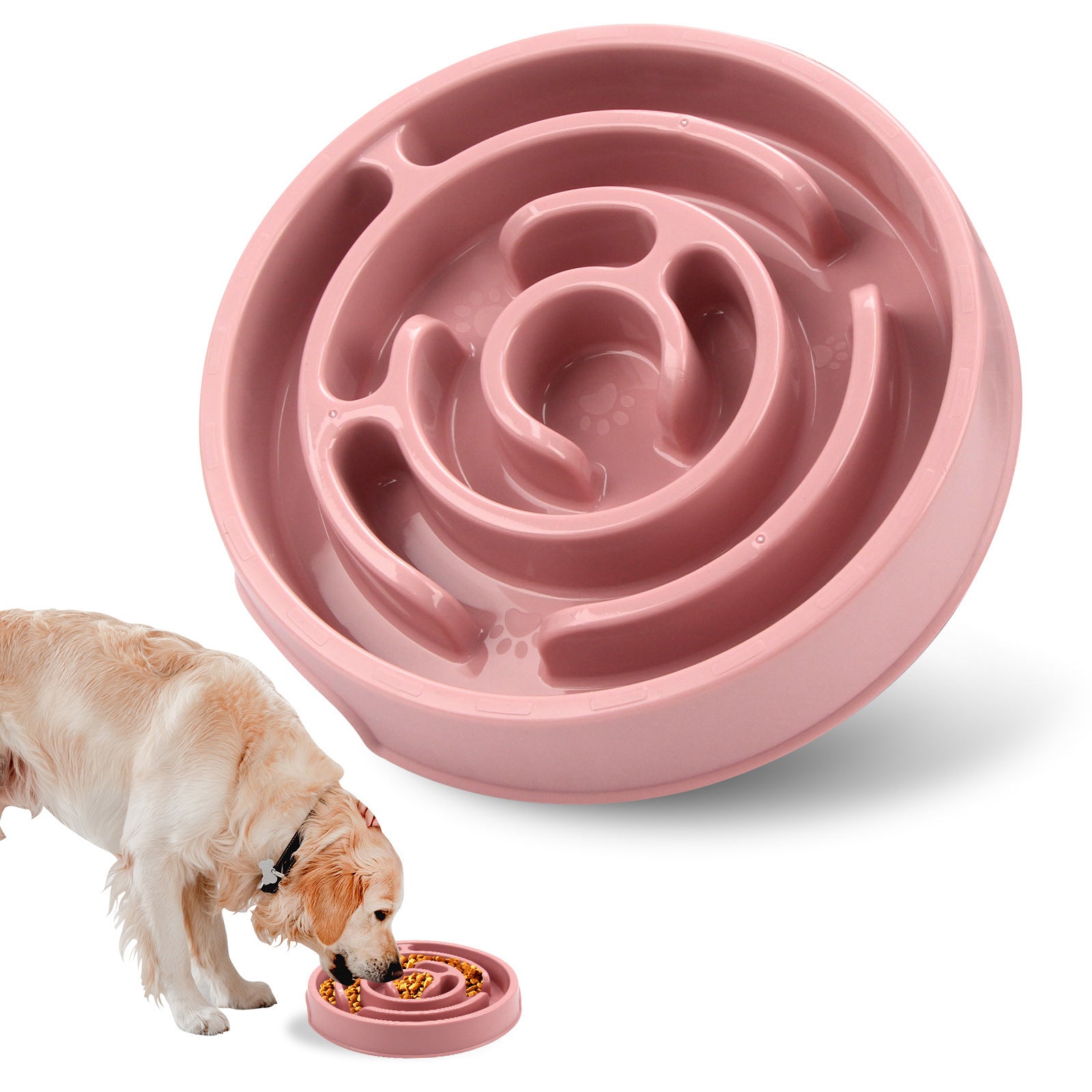 Fun Silicone Slow Feeder Anti-Choke Puzzle Bowl for Happy, Healthy Pups