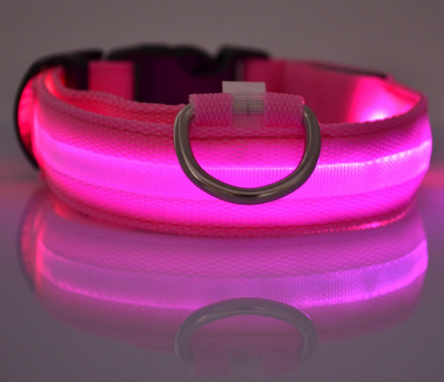 GlowUp LED Pet Collar – Safe Walks, Day or Night