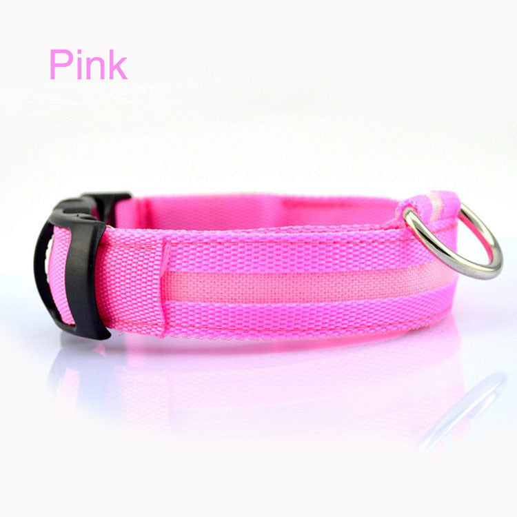 GlowSafe LED Dog Collar – Keep Night Walks Bright & Safe