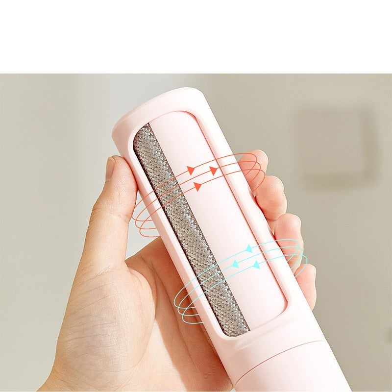 Fur-Free Friend: 2_1 Reusable Pet Hair Remover Brush