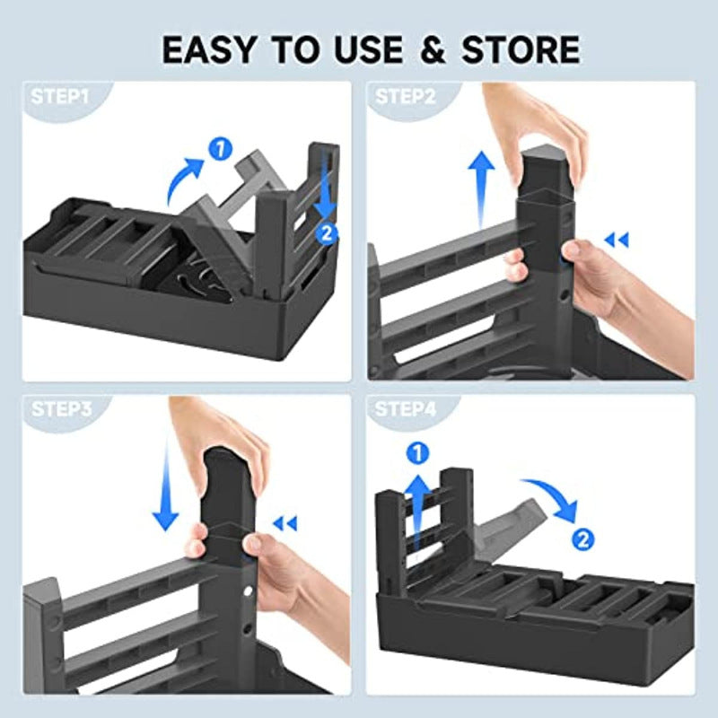 No-Spill Raised Adjustable Elevated Dog Bowl Set with Slow Feeder