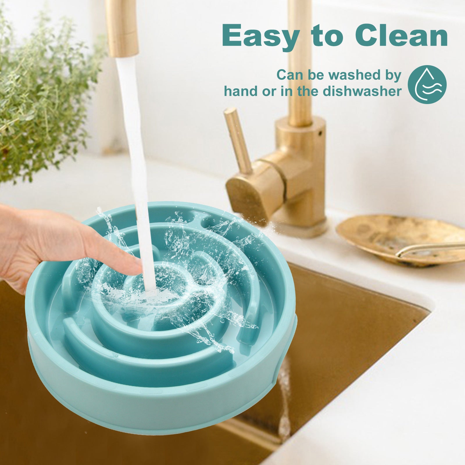 Fun Silicone Slow Feeder Anti-Choke Puzzle Bowl for Happy, Healthy Pups
