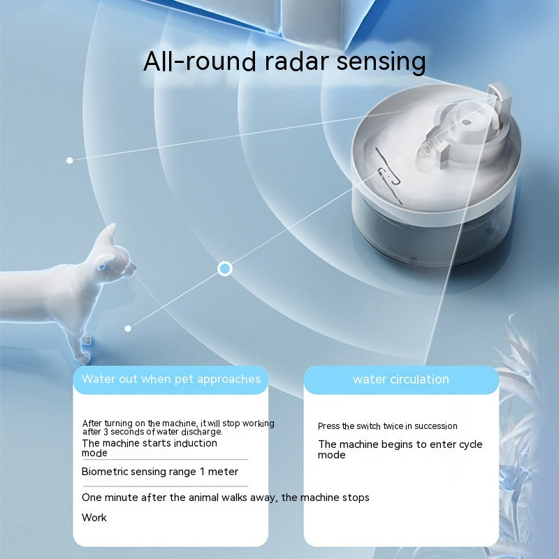 Wireless Cat Water Fountain – Fresh Hydration Anytime