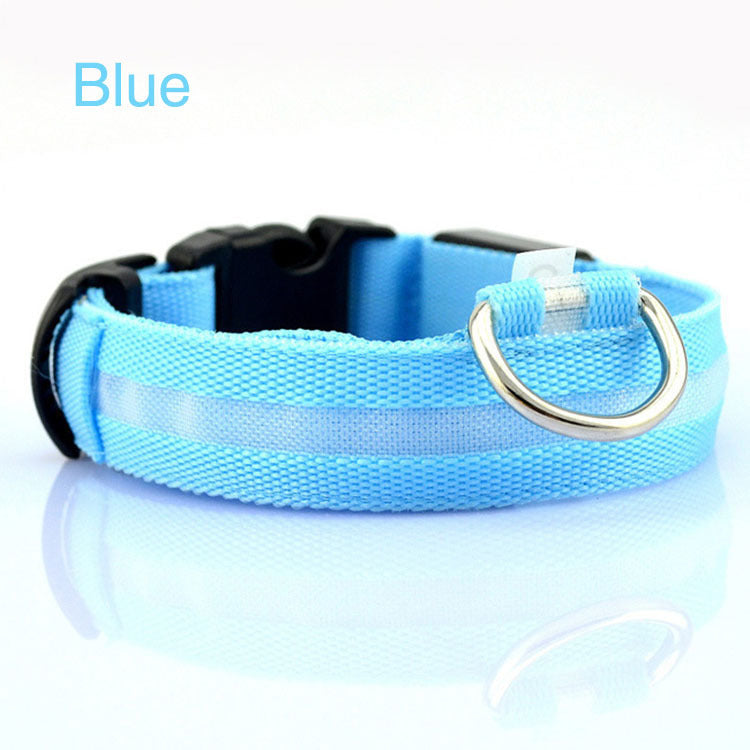 GlowSafe LED Dog Collar – Keep Night Walks Bright & Safe