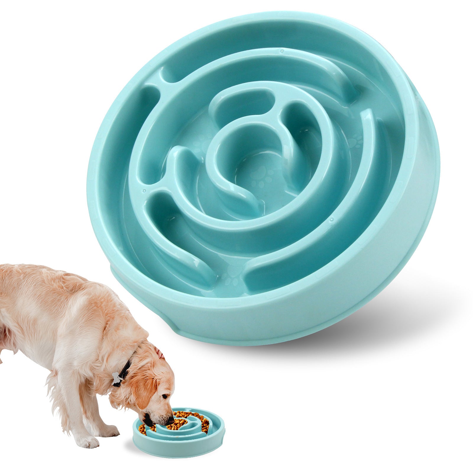 Fun Silicone Slow Feeder Anti-Choke Puzzle Bowl for Happy, Healthy Pups