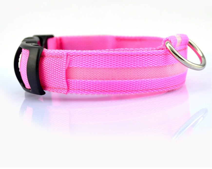 GlowUp LED Pet Collar – Safe Walks, Day or Night