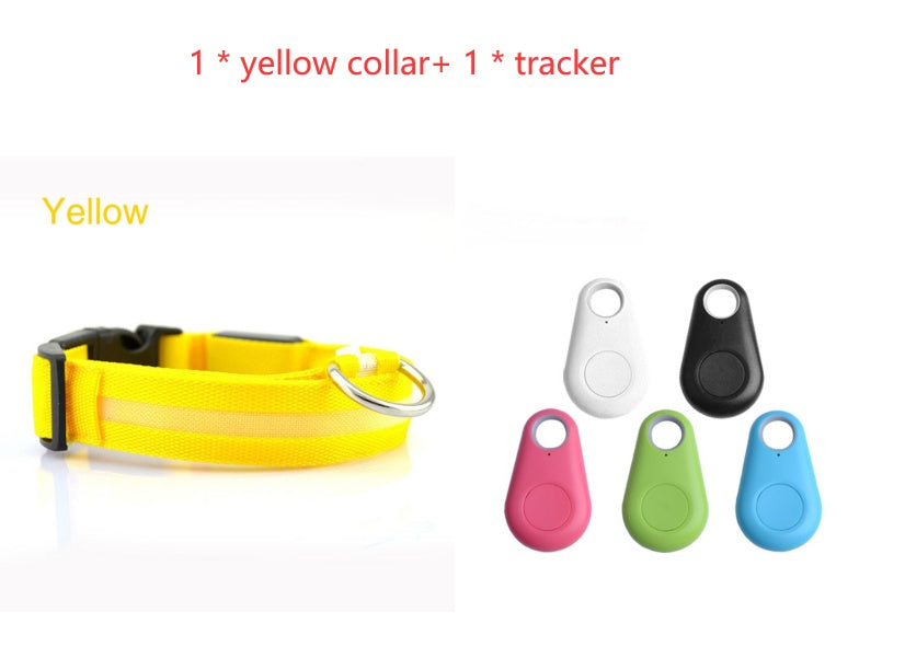GlowSafe LED Dog Collar – Keep Night Walks Bright & Safe