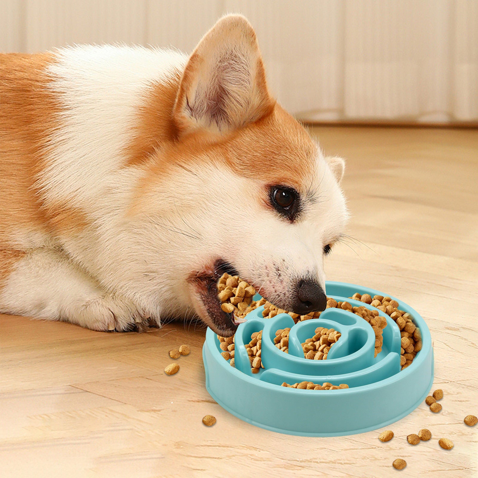 Fun Silicone Slow Feeder Anti-Choke Puzzle Bowl for Happy, Healthy Pups
