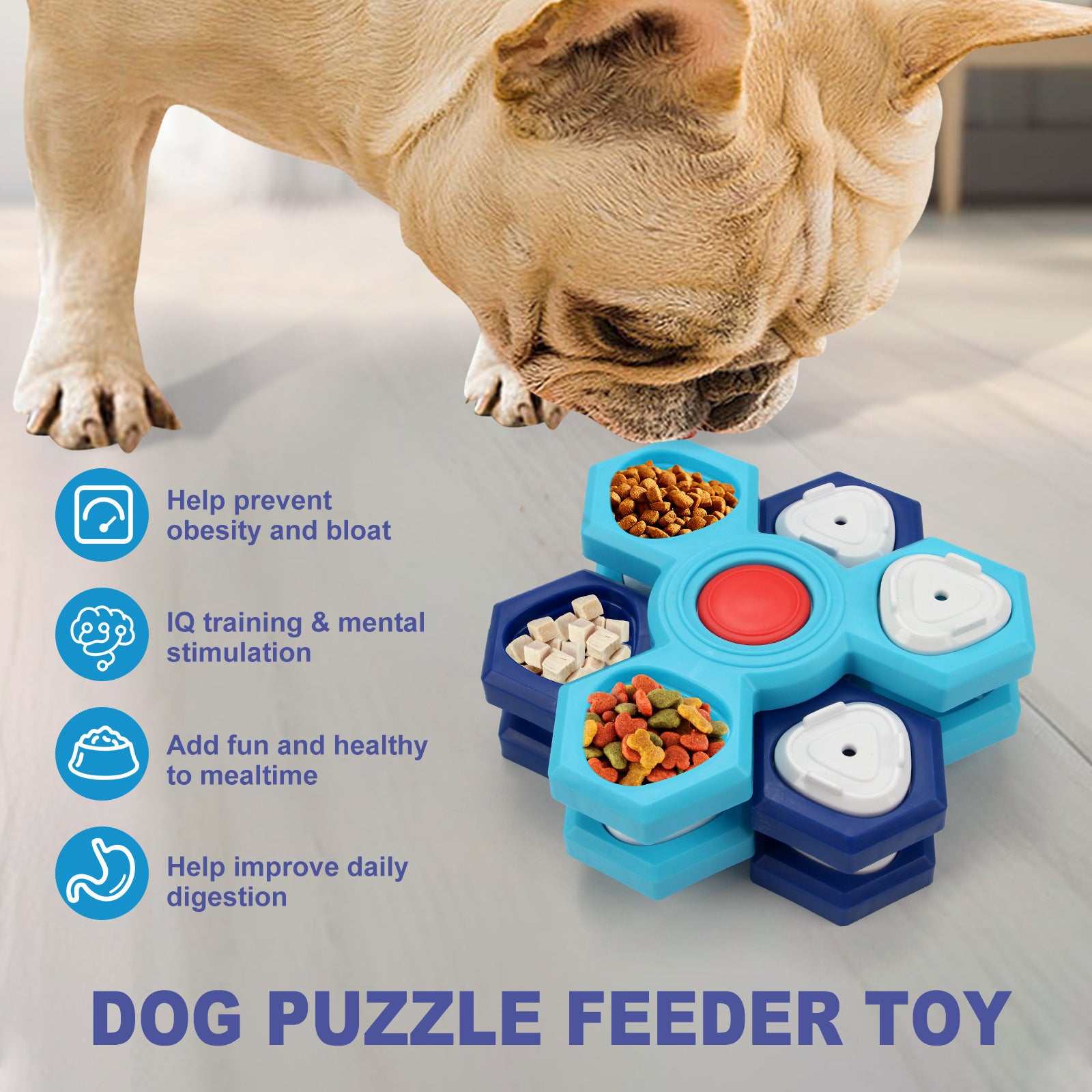 Fun Interactive Dog Feeder – Play, Learn & Snack!
