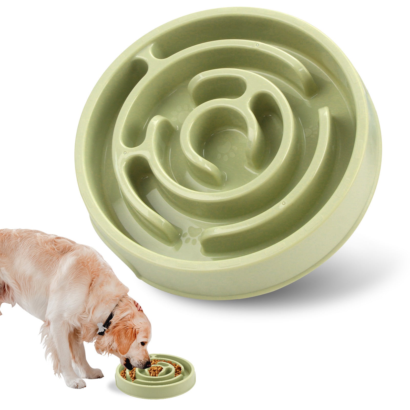 Fun Silicone Slow Feeder Anti-Choke Puzzle Bowl for Happy, Healthy Pups