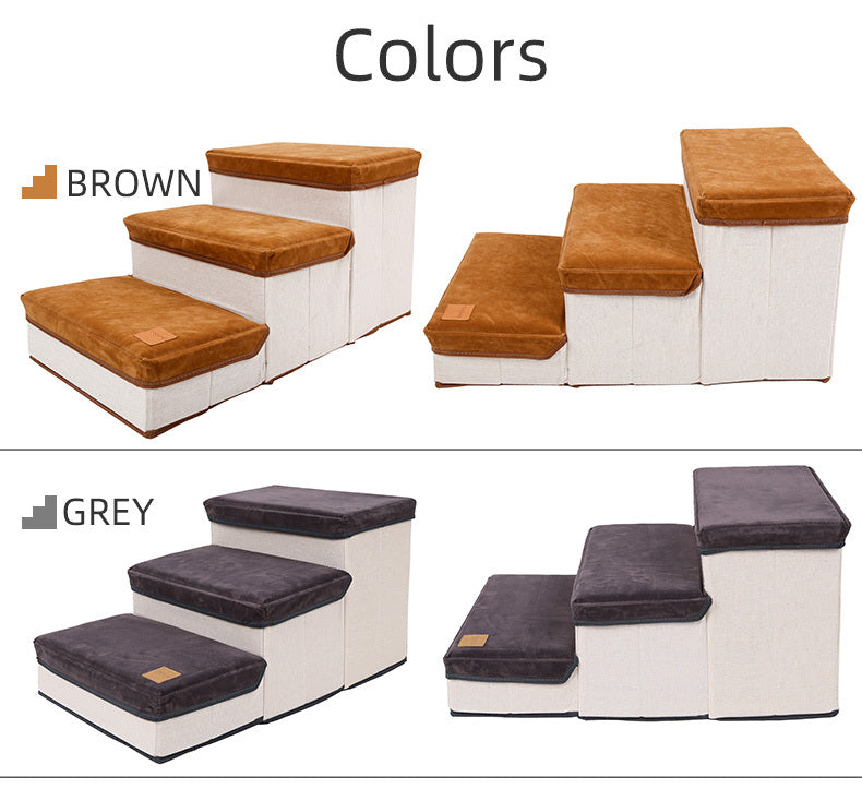Foldable Dog Steps – Help Your Dog Reach Beds & Sofas