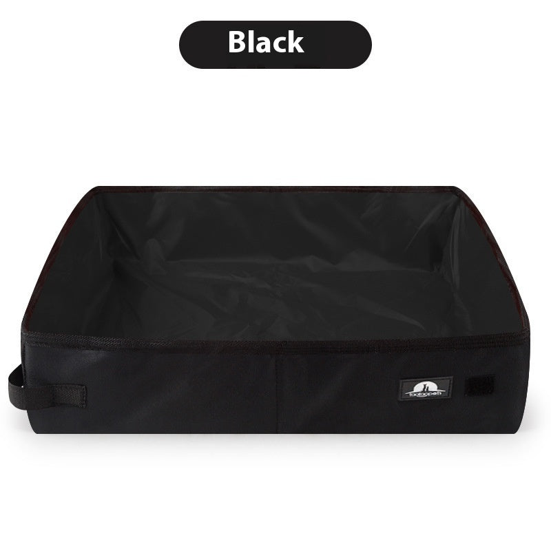 Foldable Waterproof Litter Box – Travel-Ready & Easy Clean!